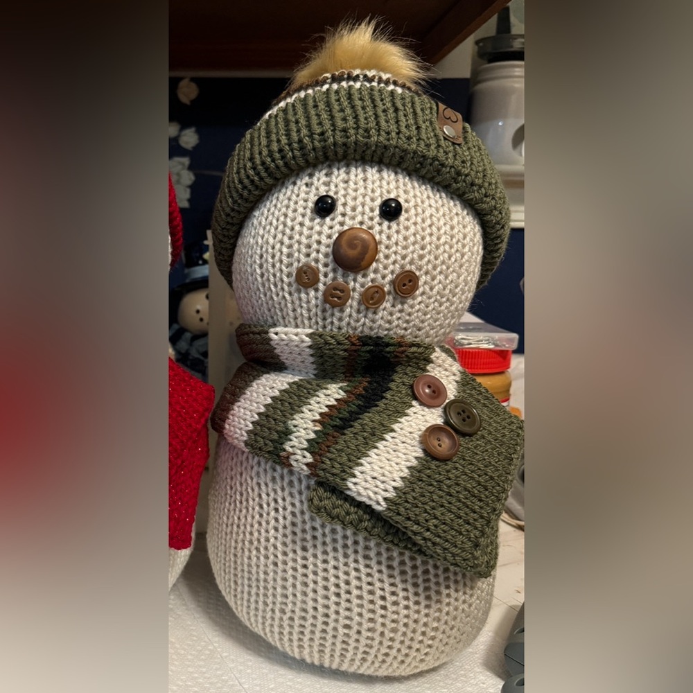 Camo cutie snowman